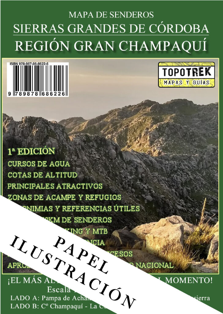 Mapa de Trekking <br>Gran Champaquí