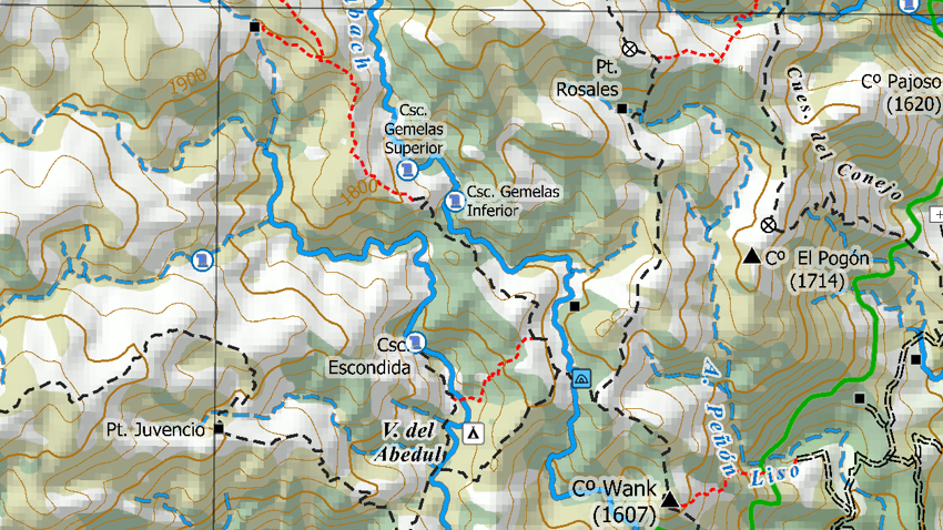 Mapa Topográfico La Cumbrecita