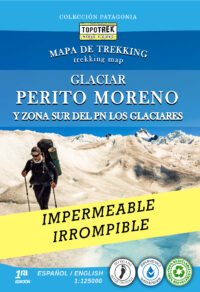Mapa de Trekking Glaciar Perito Moreno y Zona Sur del Parque Nacional Los Glaciares