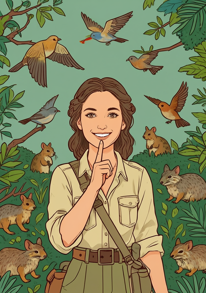 Haciendo silencio para escuchar a la fauna y dejarla llegar