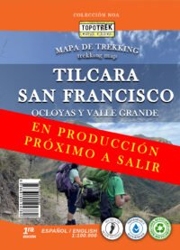 Mapa de Trekking Jujuy. Tilcara a San Francisco, Ocloyas y Valle Grande. PN Calilegua